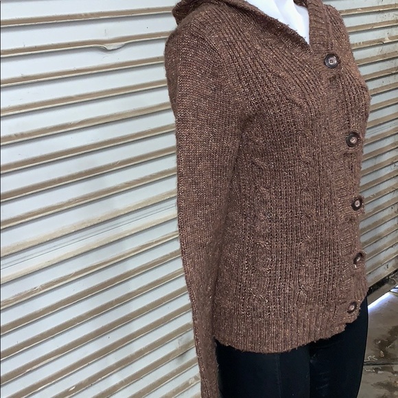 Maurice’s button up sweater with hood size medium - Picture 7 of 8